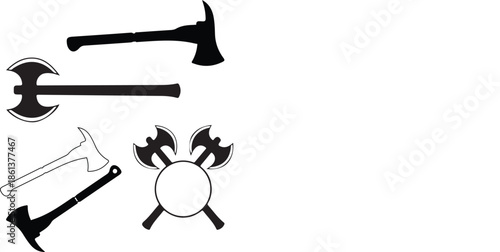 
Axe vector monogram axe silhouette monogram forest tools woodcutter woodsman 