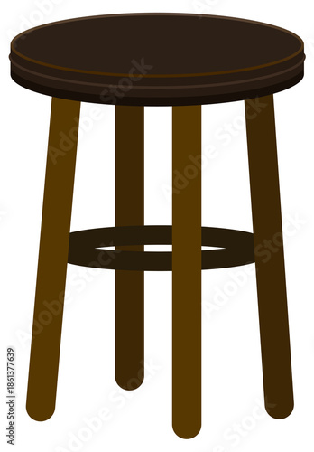 アンティーク・ファンタジーな椅子のイラスト