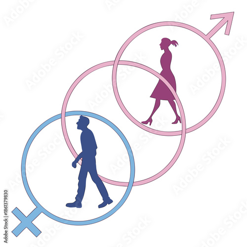 Gender symbols intersection