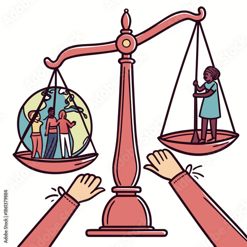 Balancing global unity and individual effort