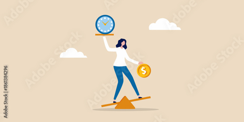 Balancing time and money a woman s struggle with financial priorities