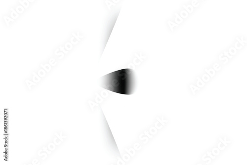 Torn paper with a hole in the middle