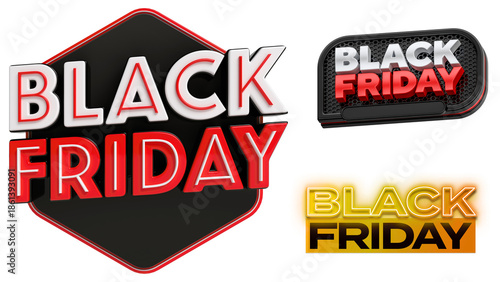 Wallpaper Mural Black Friday Logos isolated on a transparent background Torontodigital.ca