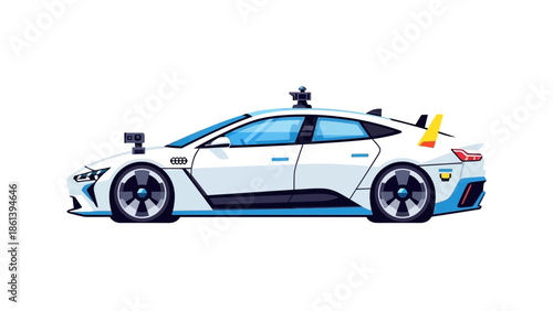 Pixel Art Autonomous Car