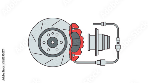 Automotive Brake System Schematic