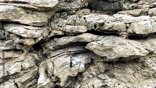 自然の造形が美しい岩のテクスチャ