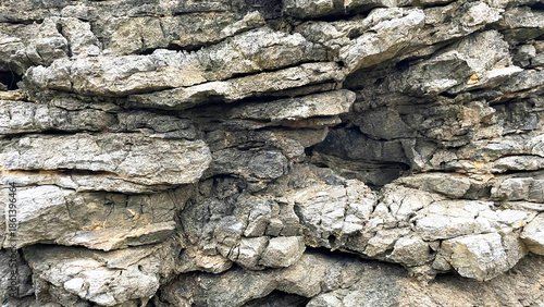 自然の造形が美しい岩のテクスチャ