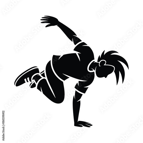 Two figures exchanging or transferring something indicated by curved arrows