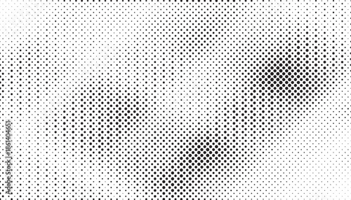 Halftone background vector, abstract backdrop design with two tone pattern and copy space for edit your content