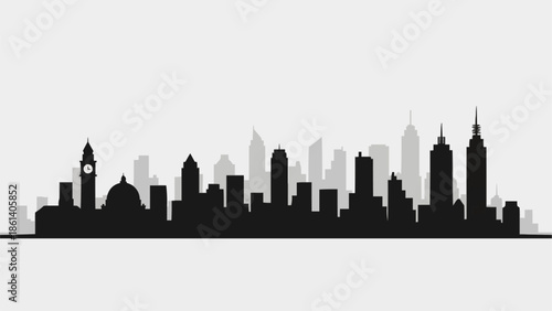 london skyline silhouette