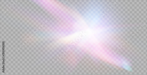 Background with light bokeh effect. Gorgeous background with glowing dust. Png Rainbow light and crystal dust. Png Crystal shimmering with rainbow effect. Png 