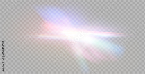 Background with light bokeh effect. Gorgeous background with glowing dust. Png Rainbow light and crystal dust. Png Crystal shimmering with rainbow effect. Png 