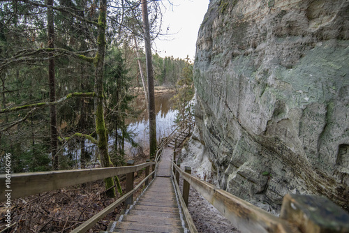 railway in the mountains