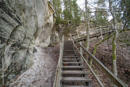 stairs to the mountain