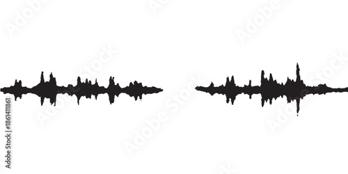 Abstract grunge black and white background featuring a vector cityscape silhouette with buildings, skyscrapers, and a bridge near a ship on the sea under an urban sky