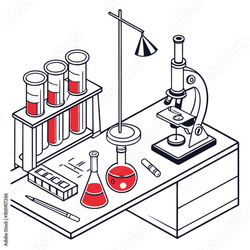 Science laboratory setup