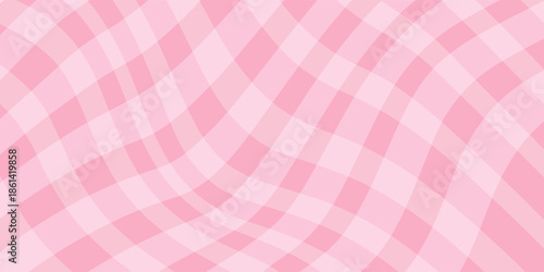 Abstract pink candy seamless plaid pattern. Sweet pastel pink gingham pattern, pink plaid