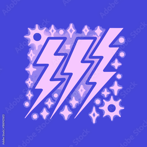 Illuminating lightning bolts