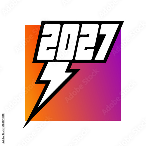 Celebrating 2027 with a lightning bolt