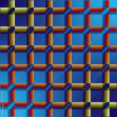 NeuroGrid Drift  Cylindrical Illusion Matrix Web