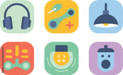 colorful icon sets