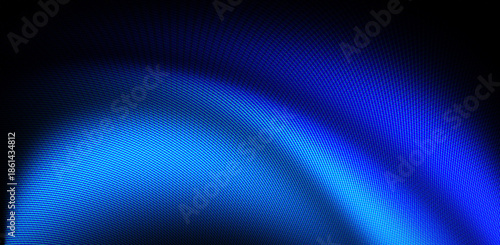 Schilderij op canvas Abstract Blue Silk Waves Background with Carbon Fiber Texture – with Soft Light