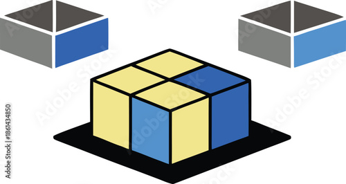 Modular construction with industrial form weight
