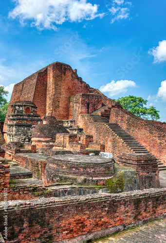 Nalanda University ruins in Bihar reveal a vast ancient learning center, founded in the 5th century CE, famed for monasteries, libraries, and global Buddhist scholars.