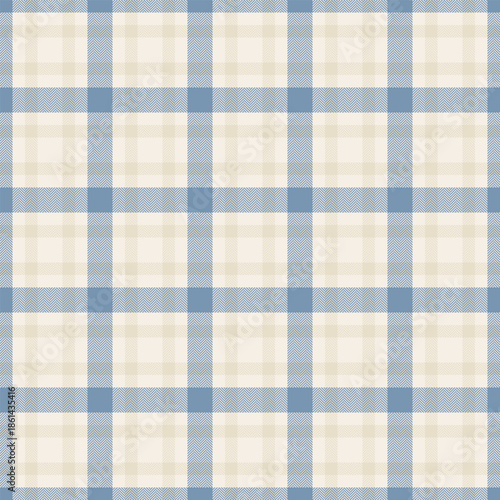 Inspiration check texture textile, folded tartan background plaid. Handsome vector pattern fabric seamless in linen and light colors.