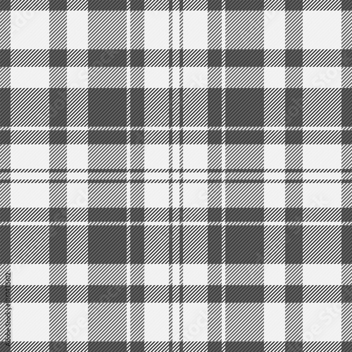 Isolation fabric textile seamless, poncho vector texture check. Rug tartan plaid pattern background in white and grey colors.