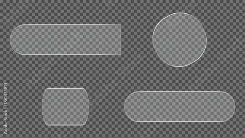 Vector art of gray shapes on a dark gray and white checkered background