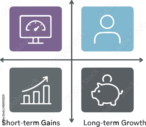 Profit Reinvestment Priority Matrix for Long Term Business Growth Strategy Vector
