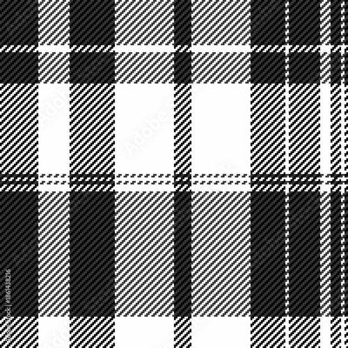 Internet check plaid fabric, season textile vector texture. Eps background pattern tartan seamless in grey and white colors.