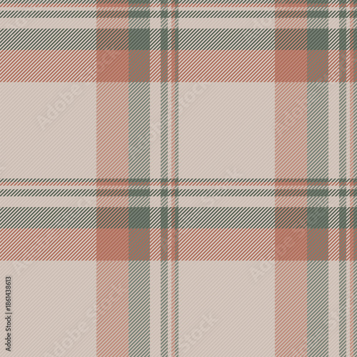 Argyle background seamless check, drapery vector tartan textile. Hippy plaid fabric pattern texture in pastel and light colors.