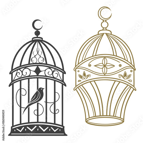 Elegant and High-End Luxury Decorative Shapes for Premium Packaging and Sophisticated Branding Assets