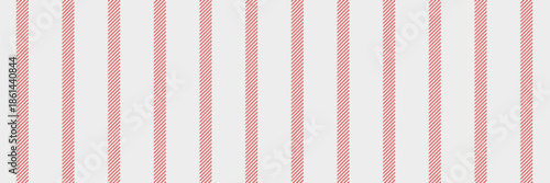 Sarpet vertical lines pattern, italy fabric background textile. Ped texture stripe seamless vector in white and red colors.