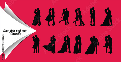 Romantic Couple Silhouettes Collection
