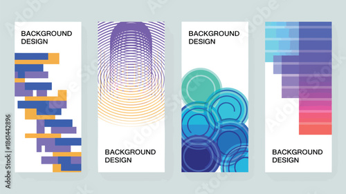 Vibrant background designs for modern digital projects and presentations