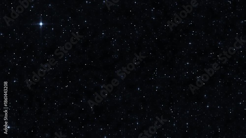 Stars scattered across dark space sky with countless glowing points of starlight forming a calm cosmic background at night, vast galaxy universe atmosphere conveying mystery, infinity, astronomy,  