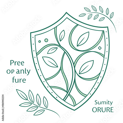 Minimalist Environmental Care Abstract Organic Icon