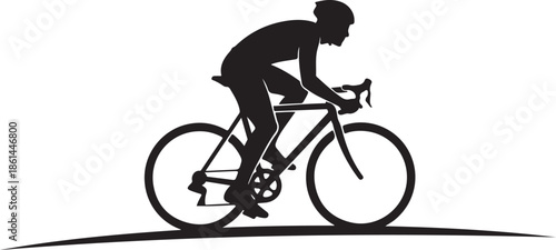 Cyclist Riding Bicycle Silhouette Vector Art

Professional Road Cycling Black Silhouette Illustration

Speed Cycling Athlete Silhouette Design