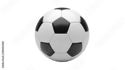 Wallpaper Mural Classic black and white soccer ball isolated on transparent background Keywords: soccer ball Torontodigital.ca