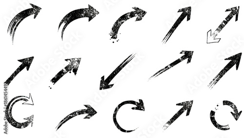A collection of white claw marks on a transparent background for commercial design use on transparent background