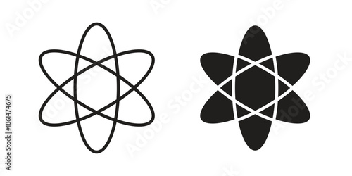 Photon icons for templates, web design and infographics