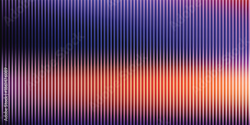 Abstract vertical lines gradient background from purple to orange