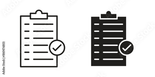 Summary icons for templates, web design and infographics