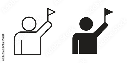 Tour guide icons for templates, web design and infographics