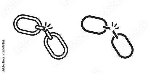 Weak icons for templates, web design and infographics