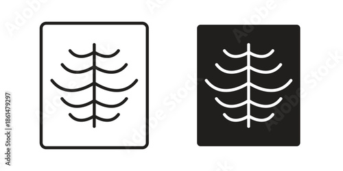 X ray icons for templates, web design and infographics