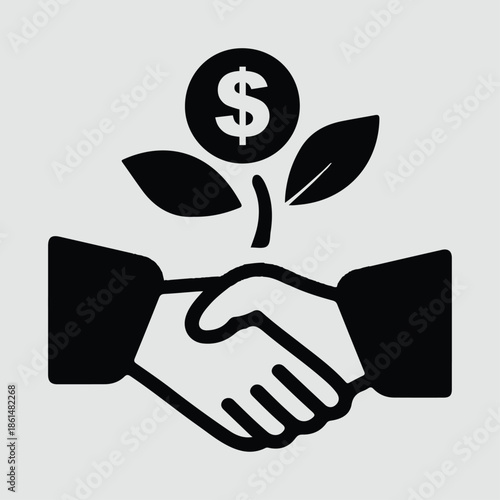“Business & Startup Icon Set – Teamwork, Finance, Strategy, and Corporate Vectors”